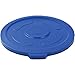 Global Industrial 55 Gallon Garbage Can Lid, Blue