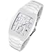 Rougois Men's High-Tech White Ceramic Watch with Chronograph