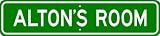 ALTON ROOM SIGN - Personalized Gift Boy or Girl, Aluminum
