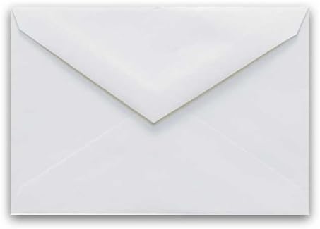 Cougar Opaque - OUTER Envelopes (5.5 x 7.75) - WHITE - (Outer/Gummed) - 25 PK