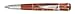 Office Products : Waterford Marquis Arista Prism Caramel color resin barrel, twist action ball pen with high polished chrome accents