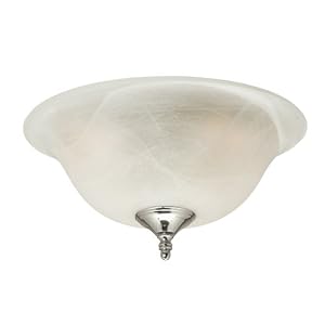 Hunter 28300 12 Bowl Light 120watt - Swirled Marble by Hunter