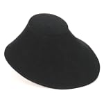 KCF 49118 Jewelry Bust for Necklace or Pendant, Black Velvet, 4 Inches High