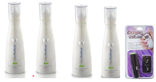 3xobey Your Body Hand & Body Lotion Kiwi Get One Free +Promo Stamping Nail Art Kit