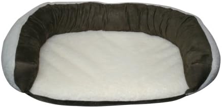 Casual Pet Products Reversible Bolster Bed, Medium, Sage Green