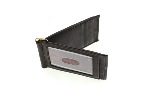 Paul & Taylor Men's Leather Money Clip Slim Bifold Wallet - Multiple Colors!