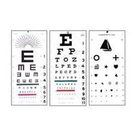 Graham Field Kindergarten Plastic Eye Chart 22" x 11"
