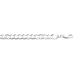 14K White Gold Comfort Curb Chain - 4.70mm - 30 inch