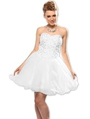 Short Sequined Fitted Organza Homecoming Dress/Mini Dress 