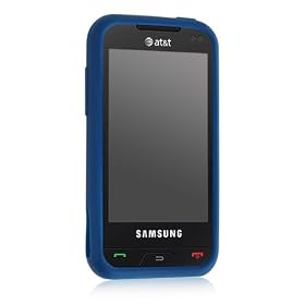 Premium Silicone Case Soft Rubber Cover for AT&T Samsung Eternity SGH-A867 (Choose from Black, Clear, Blue, Pink)