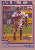 Jose Reyes, New York Mets Autographed Card