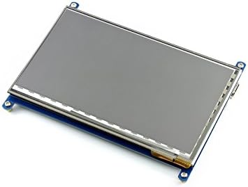 WonTop 7inch LCD (C) 1024*600 Capacitive Touch Screen LCD Display HDMI Interface Supports Various Systems for All Ver. Raspberry pi (Pi 2) A/A+/B/B+/2 B BB Black Banana Pi with Bicolor Case