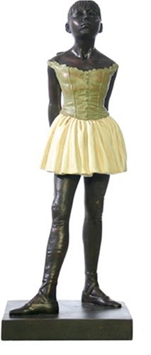Degas Little Dancer of Fourteen Years with Color Details
