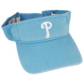Philadelphia Phillies Ladies Columbia Blue Adjustable Visor