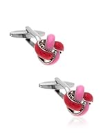 Carlo Visconti Gemelos Nudo Esmalte (Rosa)