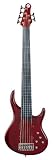 MTD Kingston The Z Bass Guitar (6 String, Fretless with Lines, Transparent Cherry)