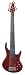 MTD Kingston "The Z" Bass Guitar (6 String, Fretless with Lines, Transparent Cherry)