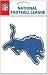 NFL Embroidered 3D Stickers DETROIT LIONS - DISCONTINUED ITEM For Scrapbooking, Card Making & Craft Projects