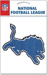 NFL Embroidered 3D Stickers DETROIT LIONS - DISCONTINUED ITEM For Scrapbooking, Card Making & Craft Projects