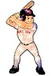 Boston Red Sox 20" Double Sided Window Light-Up Player - Baseball Sports Merchandise