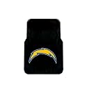 2 Universal Front Floor Mats NFL San Diego Chargers