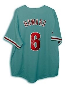 Ryan Howard Signed Philadelphia Phillies Grey Majestic Jersey