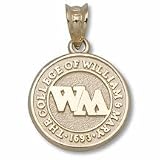 William & Mary Tribe 1/2 Seal Pendant - 10KT Gold Jewelry