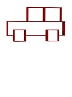 Best seller living Estantería De Pared Vinvin Rojo