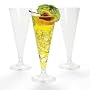 WEDDING - 100 PLASTIC CHAMPAGNE FLUTE GLASSES / cups