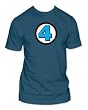 Fantastic Four Logo Light Navy T-Shirt Tee
