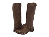 Frye Veronica Taupe Brown Slouch Pull on Leather Boots