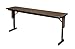 Correll SPA1872PX-06 Adjustable Height Folding Seminar Table with Panel Leg, Rectangular Top, 18" Height, 22-30" Wide, 72" Length, Medium Oak