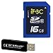 16GB SD Class 10 IF3C Professional High Speed Memory Card SDHC 16G (16 Gigabyte) Memory Card for Nikon SLR Digital Camera D40 D40x D60 D70 D80 D90 D300s D700 D3000 D31000 D5000 D7000 with custom formatting + FREE SD CARD READER
