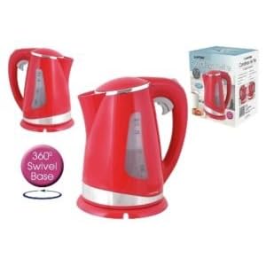 1.7Ltr 360 Cordless Kettle 2200W Red 1.7Ltr 360 Cordless Kettle 2200W Red