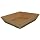 Southern Champion Tray 0181 FiberPac(TM) Corrugated Tapered Catering Tray, 12" Length x 12" Width x 3-3/4" Height, Fits Item 0180 (top) (Case of 50)