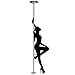 M MEGA BRAND Megabrand Professional Exotic Fitness Dance Pole Exercise Stripper Dancing Pole 45mm 9ft
