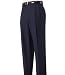 Factory Store Pleated Navy Gabardine Pants