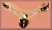 Unique y2Clothes Sexy Leather Chastity G-Belt with Lock and Keys - Black - One Size Fits Most Plain Pack