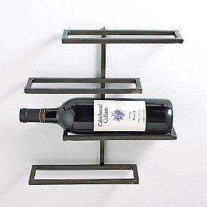 4 Bottle Urban Wall Wine Rack by The Wine Enthusiast
