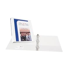 Avery Design Edge View Binder with 1-Inch Slant Ring, Holds 8.5 x 11-Inch Paper, White, 1 Binder (68082)