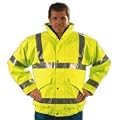 Hi Vis High Visibility Yellow Bomber Waterproof Work Wear EN471 Class 2 & 3 Safety Jacket