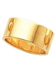 Genuine Icecarats Designer Jewelry Gift 10k Yellow Gold Wedding Ring Ring... by 
