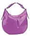 Dooney Bourke Patent Leather Luisa Hobo Shoulder Bag Purple