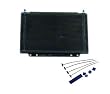 B&M 70273 SuperCooler Black Aluminum Fluid Cooler