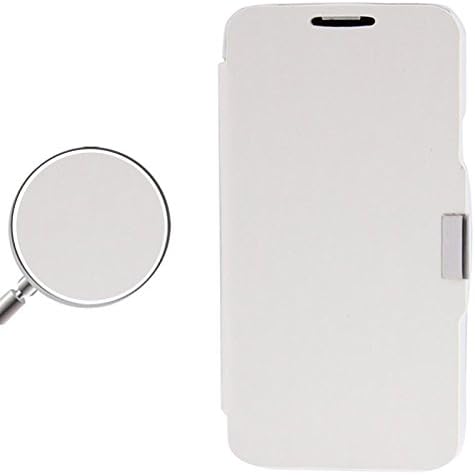 DIYLooks Brush Texture Magnetic Button Mobile Phone Housing Horizontal Left and Right Flip Leather Case for Samsung Galaxy S5 mini / G800 (Silver)