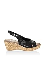 JULIE JULIE Sandalias de cuña (Negro)