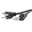 StarTech.com PXT101NB3S 6-Feet Standard Laptop Power Cord - NEMA 5-15P to C5