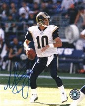 Marc Bulger Autographed St. Louis Rams 8