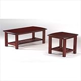IMAGE OF Standard Corona Coffee Table Set in Rosewood