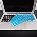 TopCase AQUA BLUE Keyboard Silicone Cover Skin for Macbook AIR 11